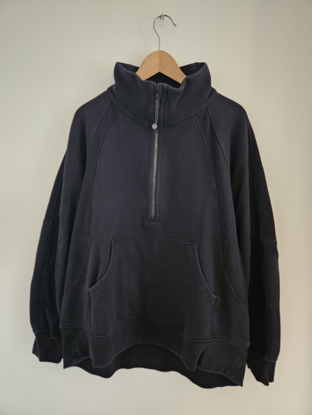 Lululemon Quarter-Zip Sweatshirt Mens Extra Large Black Yoga Sports Gym